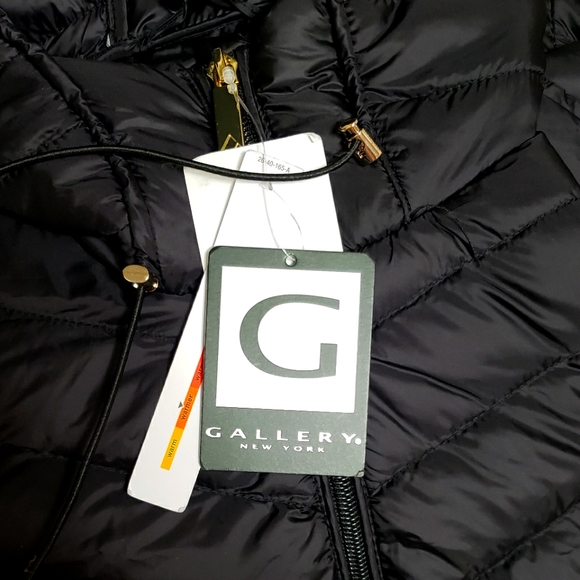 NWT Gallery Hooded Packable Down Puffer Jacket - Picture 7 of 10